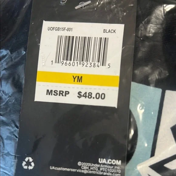 Under Armour Black Graphic Hoodie Sweatshirt - Picture 3 of 3